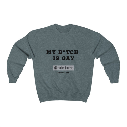 Unisex Music Sweatshirt - How can be.... My b*itch is gay - Central Cee - Doja