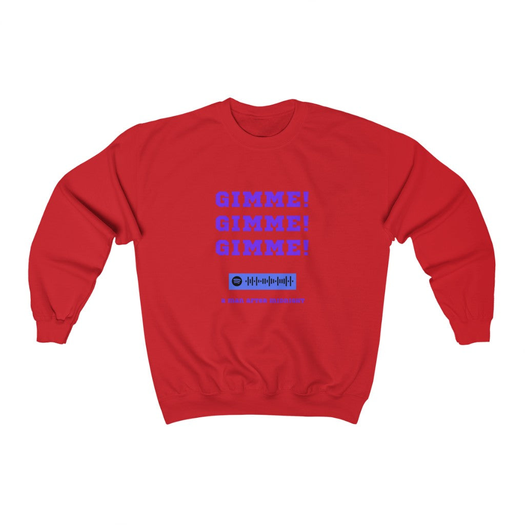 Unisex Music Sweatshirt - Gimme Gimme Gimme a man after midnight - Sgt Slick