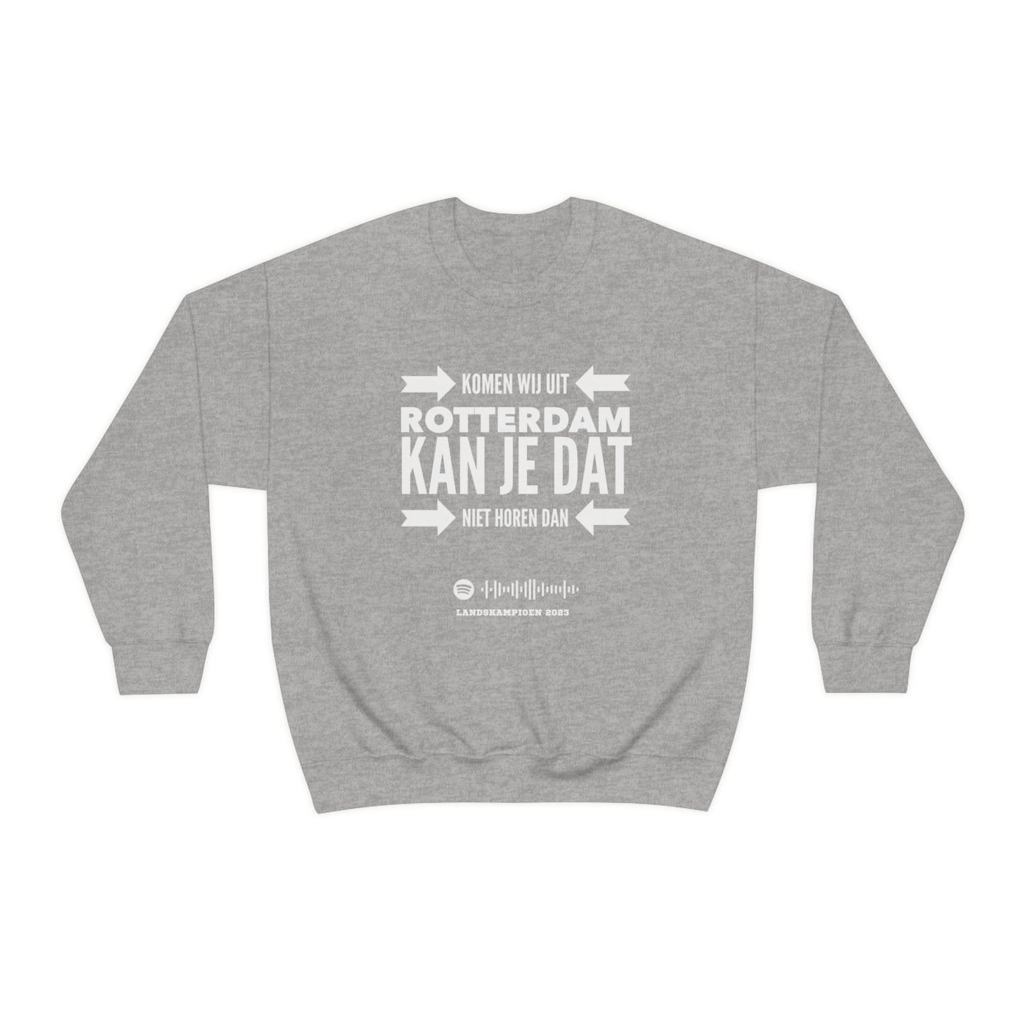 Unisex Music Sweatshirt ** Komen wij uit Rotterdam - Landskampioen 2023