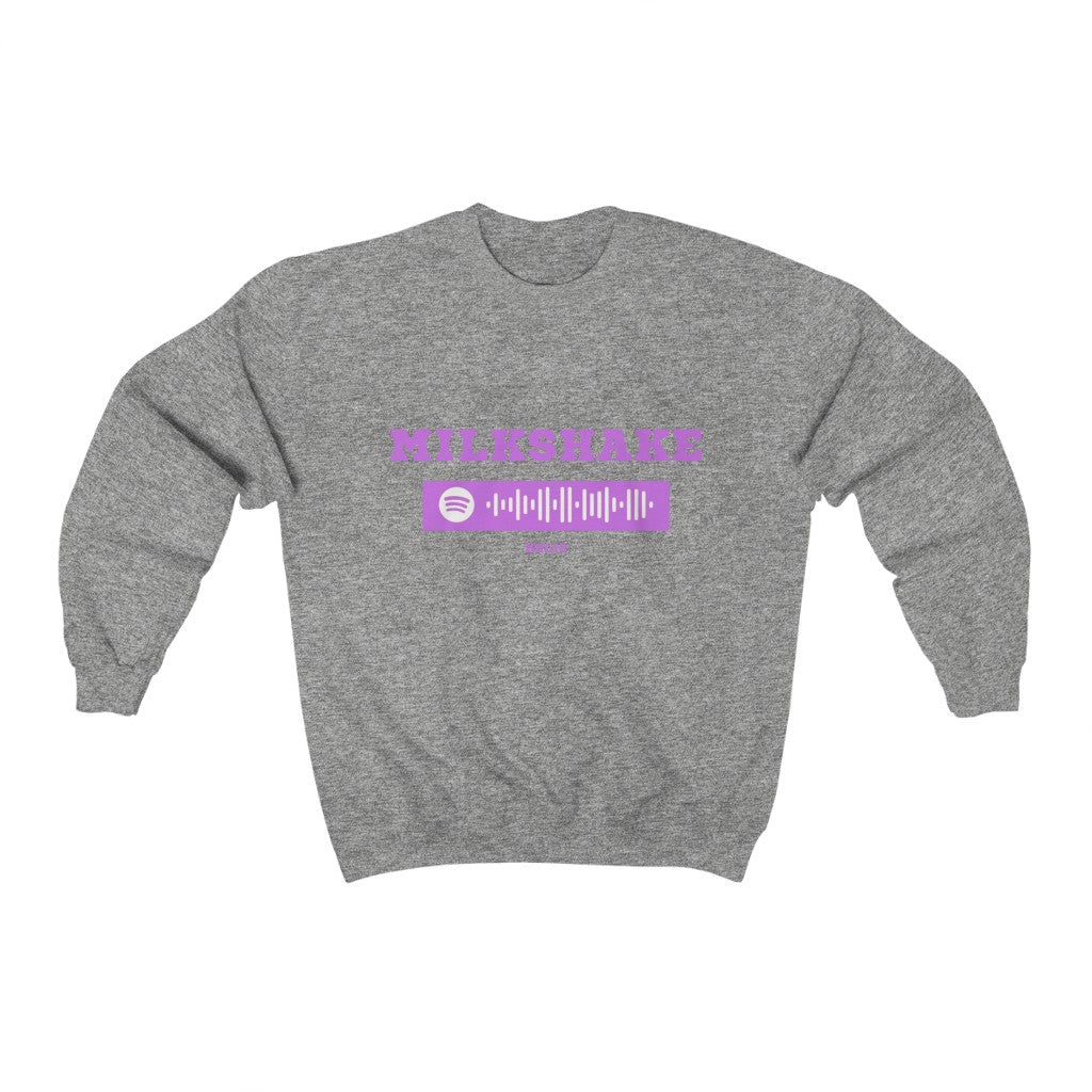 Unisex Music Sweatshirt - Milkshake - My milshake brings all the boys - Kelis