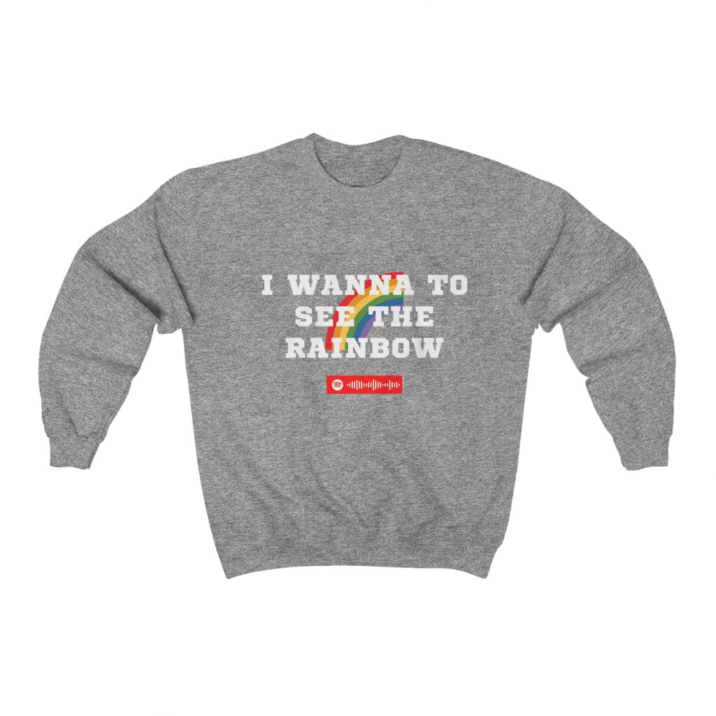 Unisex Music Sweatshirt - I Wanna To See The Rainbow High - Paul Elstak