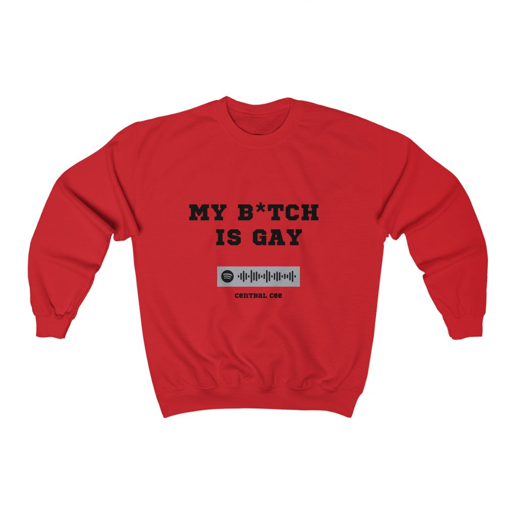 Unisex Music Sweatshirt - How can be.... My b*itch is gay - Central Cee - Doja