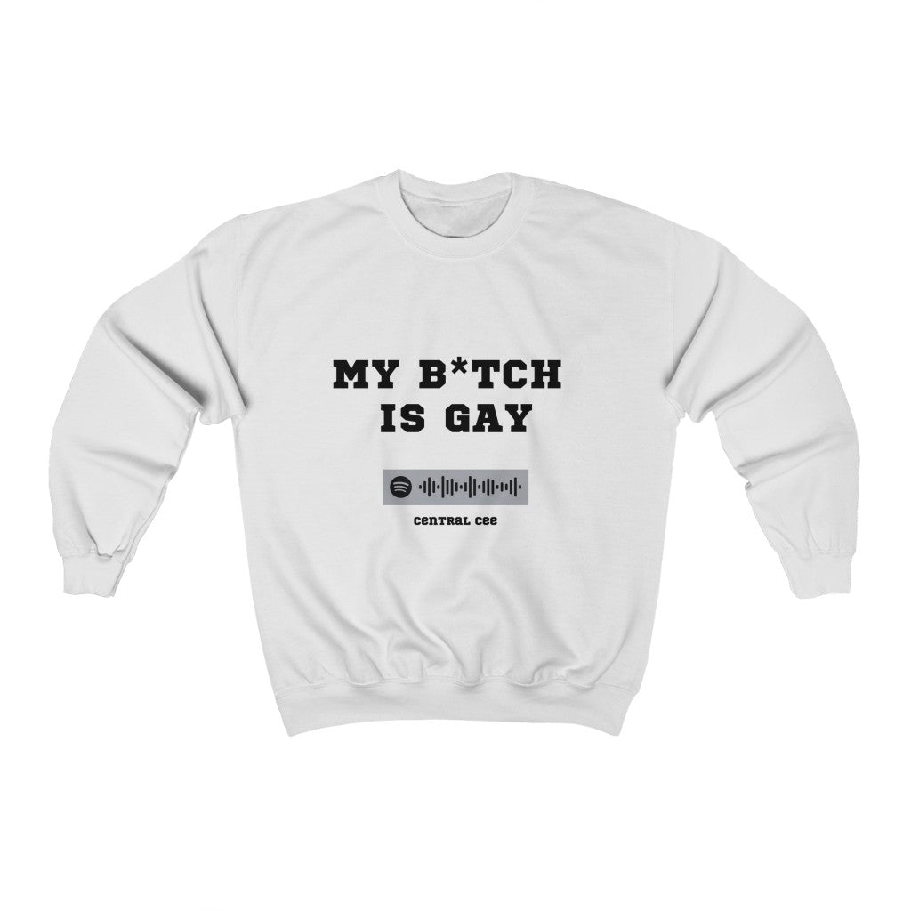 Unisex Music Sweatshirt - How can be.... My b*itch is gay - Central Cee - Doja