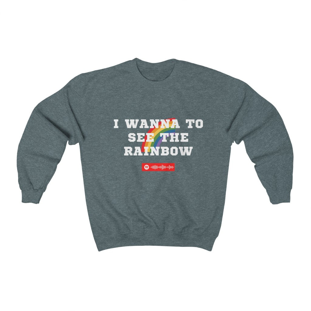 Unisex Music Sweatshirt - I Wanna To See The Rainbow High - Paul Elstak